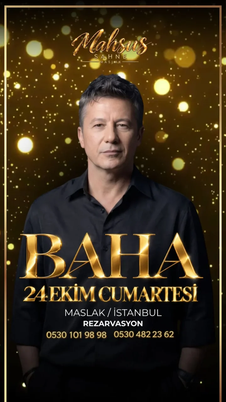 Baha — 24 Ekim Cumartesi, Mahsus Sahne Maslak sahne afişi
