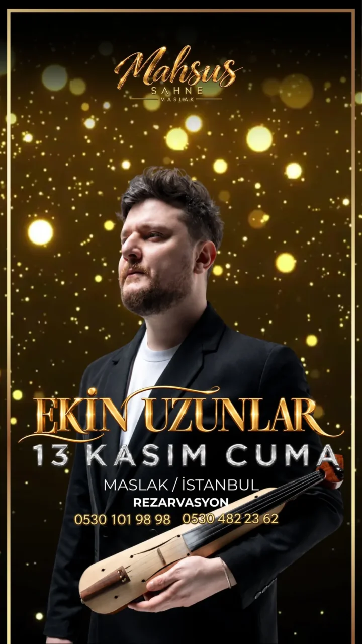 Ekin Uzunlar — 13 Kasım Cuma, Mahsus Sahne Maslak sahne afişi