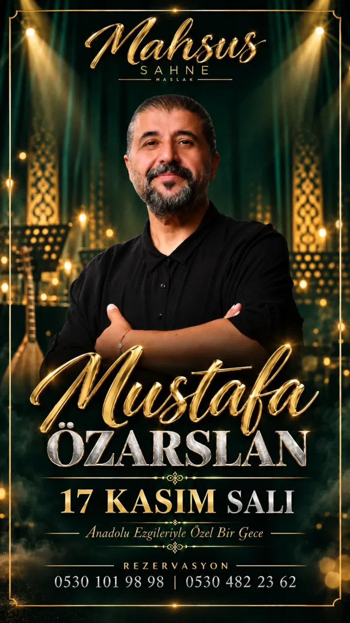 Mustafa Özarslan — 17 Kasım Salı, Mahsus Sahne Maslak sahne afişi